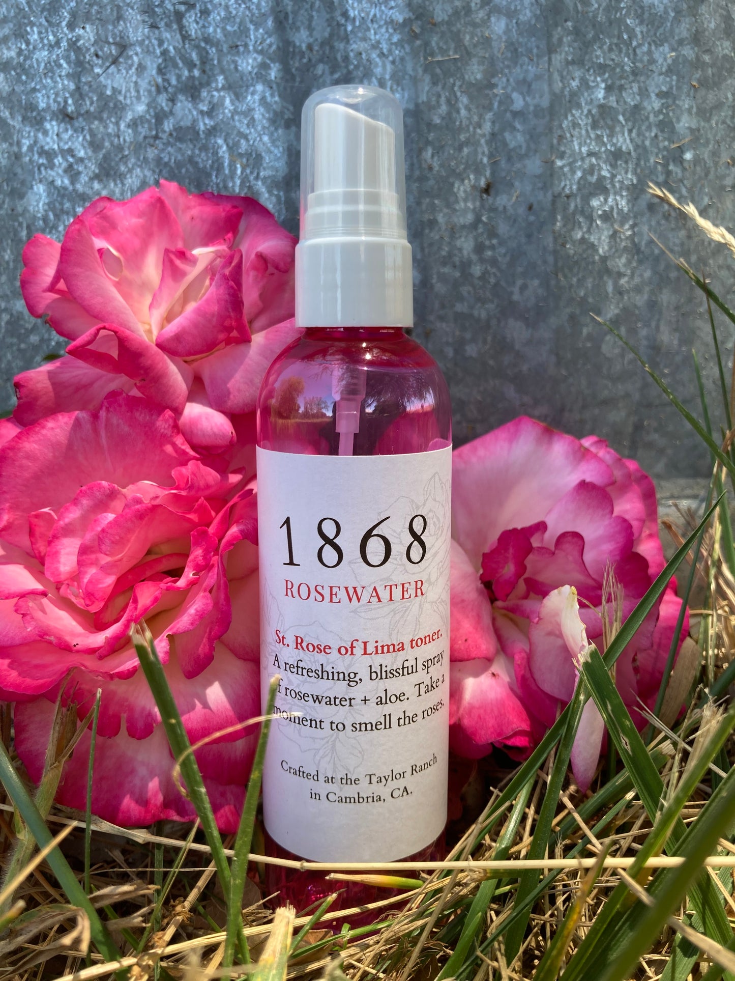 Rosewater (Bulgarian rose hydrosol) toner 4 oz.